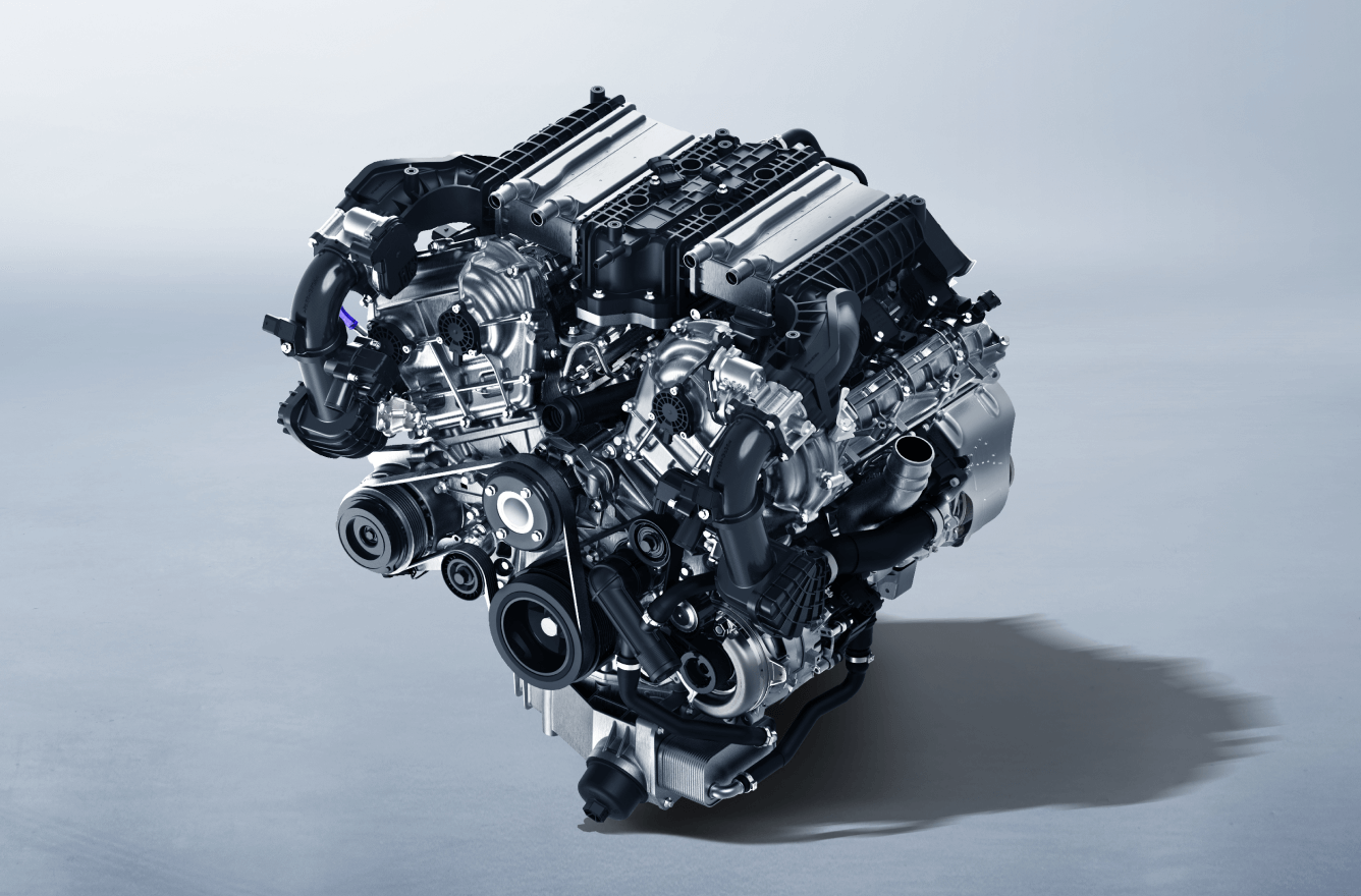 Biturbo V6 қозғалтқышы